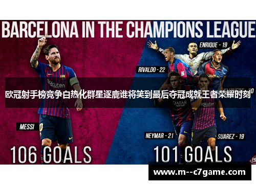 欧冠射手榜竞争白热化群星逐鹿谁将笑到最后夺冠成就王者荣耀时刻